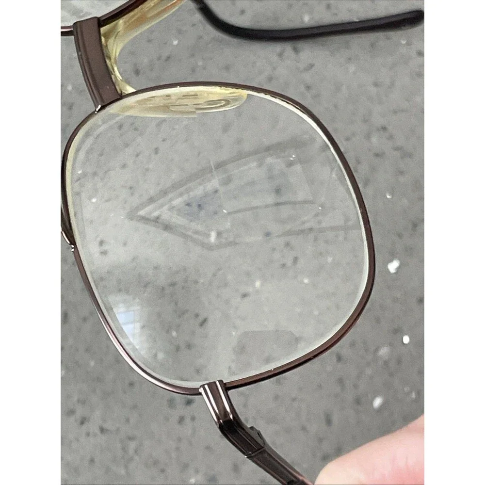 MODERN OPTICAL KEVIN Brown METAL AVIATOR STYLE EYEGLASSES 56-18-140 FRAMES ONLY